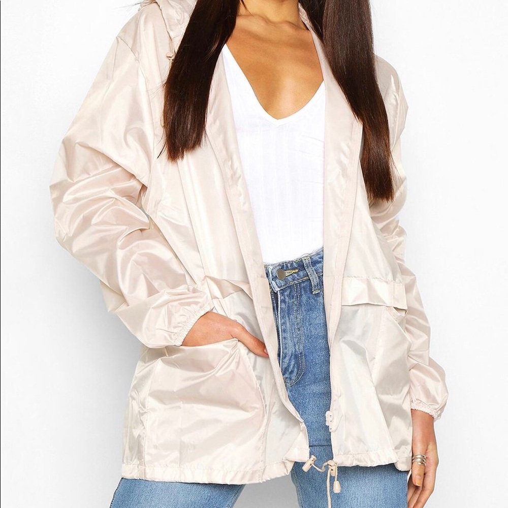 Brand New !! Hooded Mac Jacket